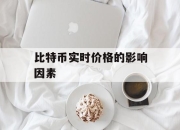 比特币实时价格的影响因素