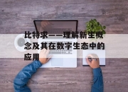 比特求——理解新生概念及其在数字生态中的应用