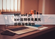 btc usd price-比特币兑美元价格深度剖析