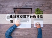 比特币交易平台选择指南